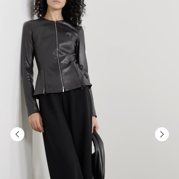 The Row Anasta leather jacket - Picture 2 of 8